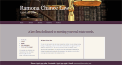 Desktop Screenshot of chancelaw.net