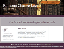 Tablet Screenshot of chancelaw.net